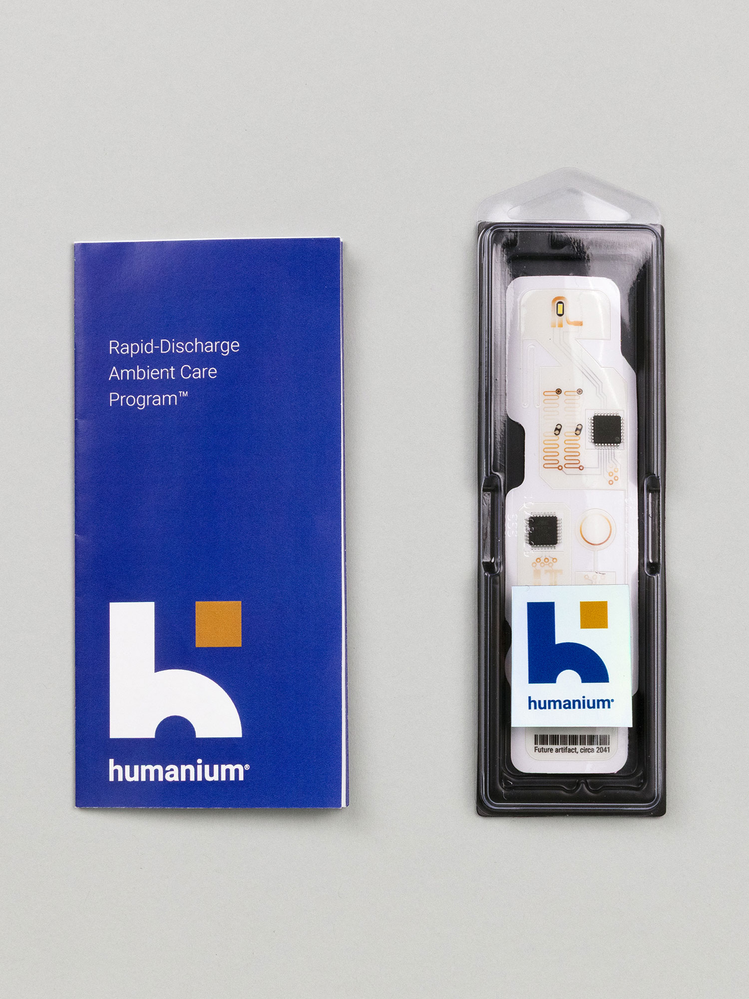 Recovery kit with packaged biosensor and instructions