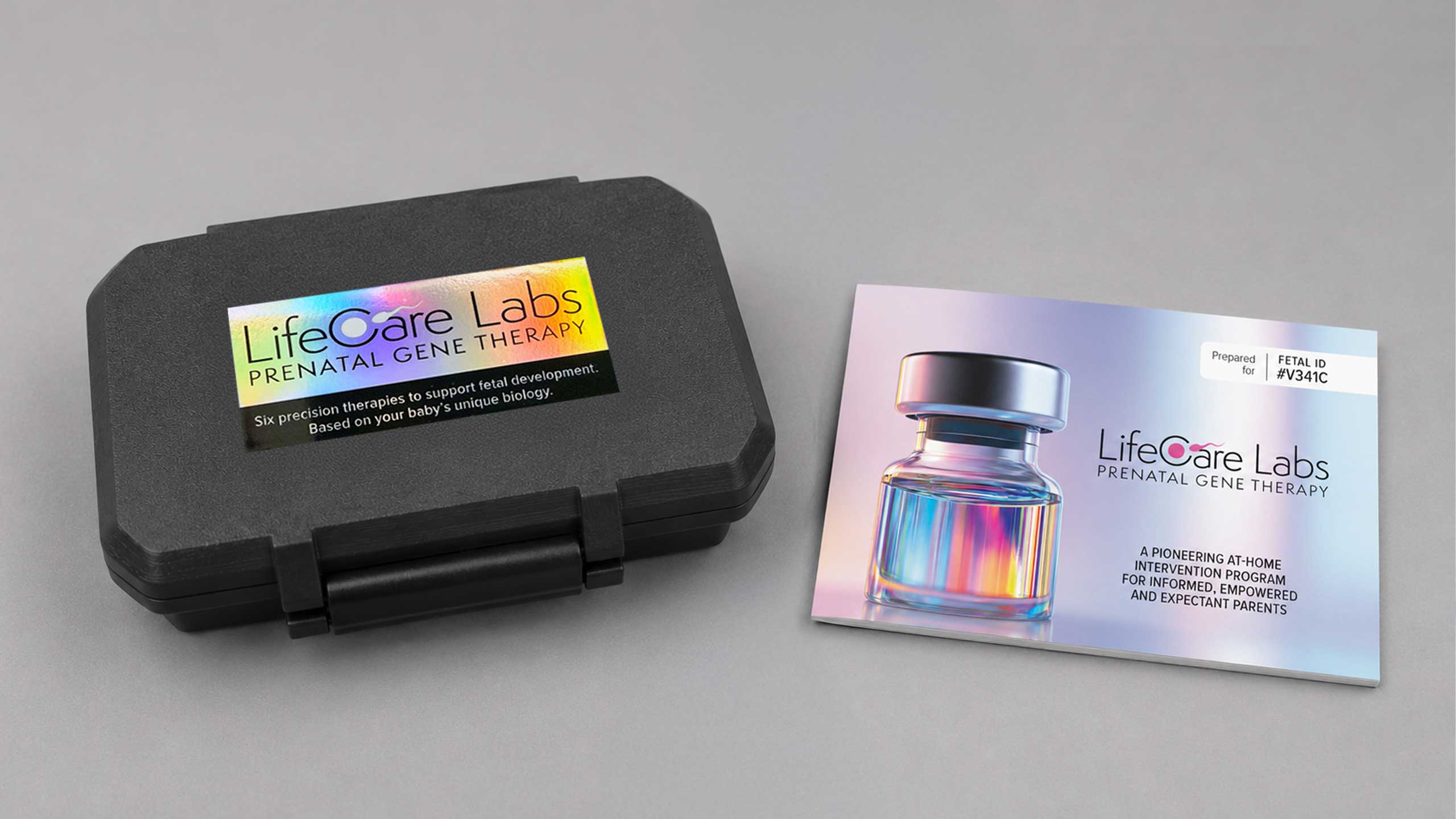 The open LifeCare Labs kit showing vials and injection materials