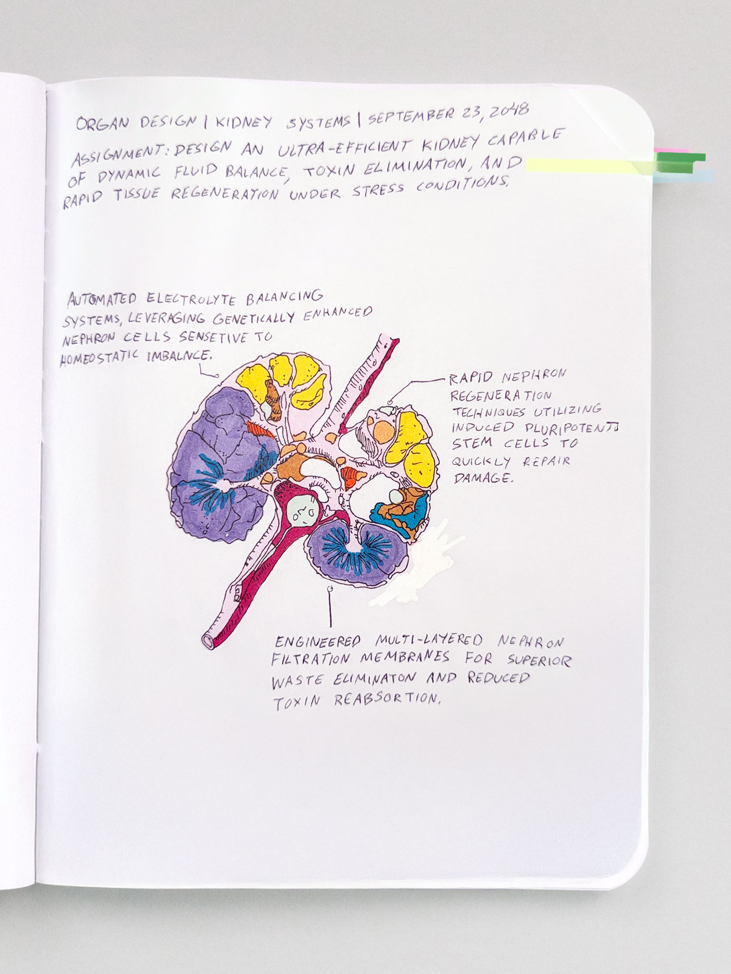 Notebook concept for a next-generation kidney