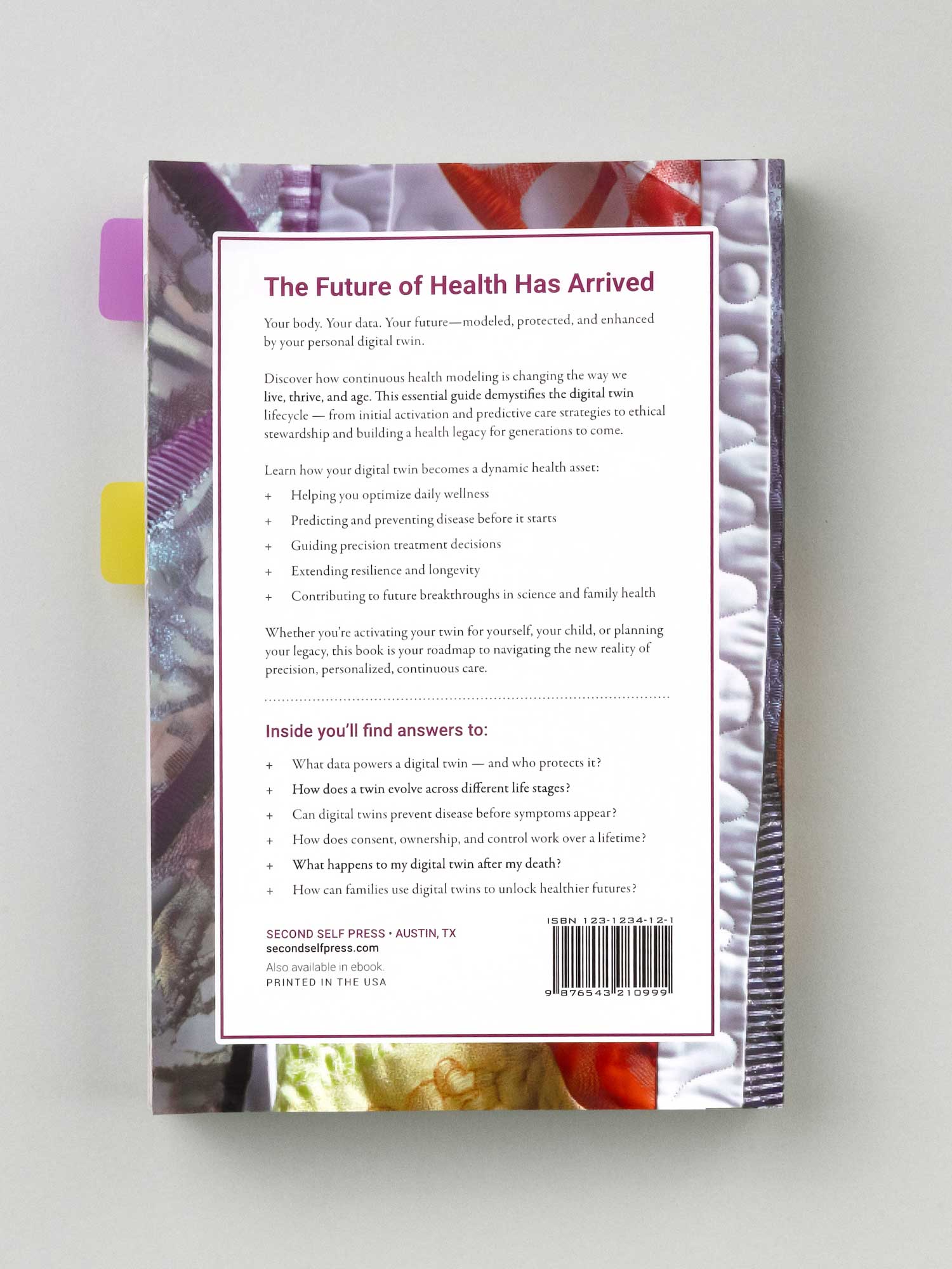The back cover of the guide
